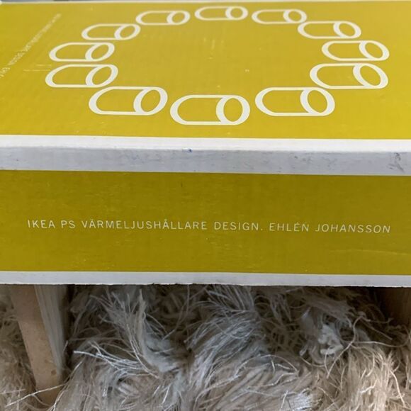 Scandinavian Ikea Varmeljushallare Interlocking Ceramic Tea Light Candle Holders - Picture 9 of 17